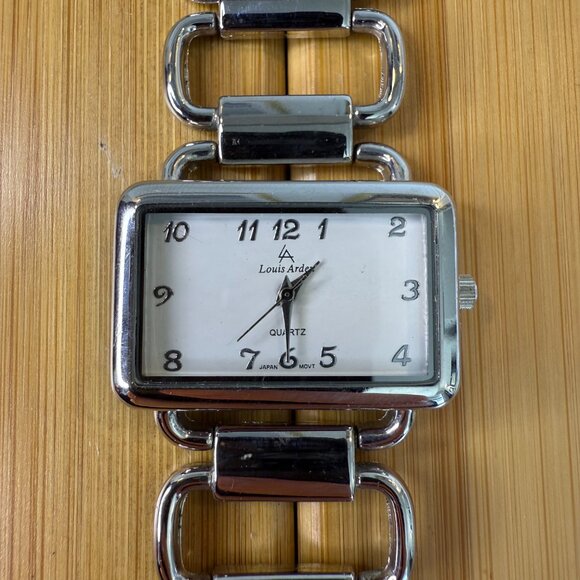 Vintage Louis Arden Hollow Out Sideways Tank Watch LA6432, 34mm - Picture 3 of 5